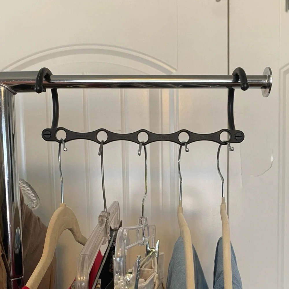 Set of 8 Space Saving Magic Cascading Hangers for Closet Organization